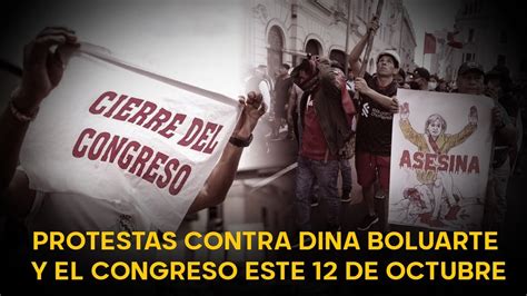 Cientos De Peruanos Salen A Marchar En Rechazo Al Congreso Y A Dina