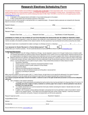 Fillable Online Chicago Medicine Uic This Entire Form Must Be Completed