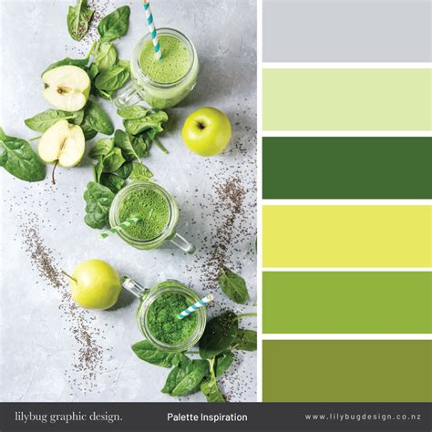 Colour palette green yellow - 62 photo