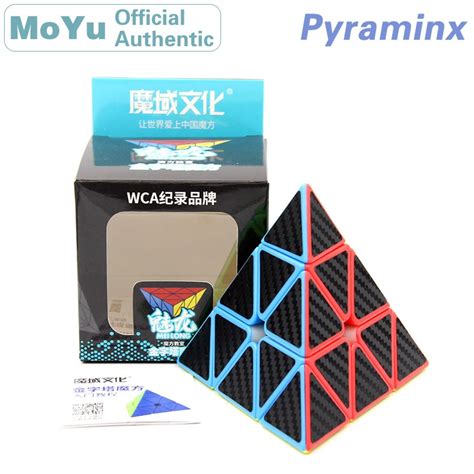 Moyu Meilong Pyramid Carbon Fibre Sticker Magic Cube X X Neo Speed