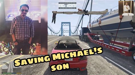 GTA V GAMEPLAY 2 SAVING MICHAEL SON YouTube