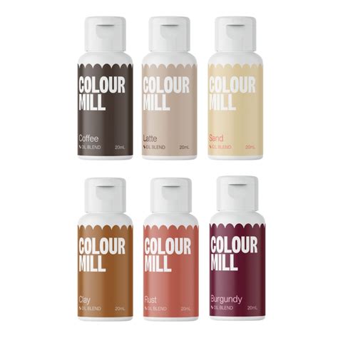 Colour Mill Colorant Pentru Ciocolata OUTBACK Set6x20ml