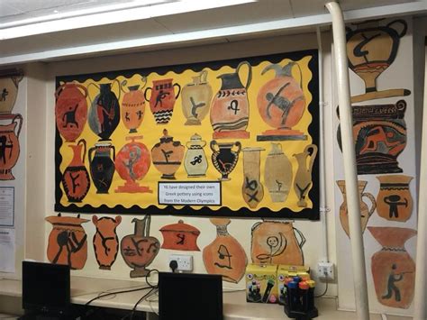 Classroom Display Ideas Ancient Greece Ancient Greece Art Lessons Classroom Displays