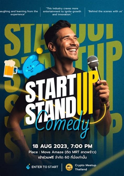 Startup Stand Up Comedy Eventpop