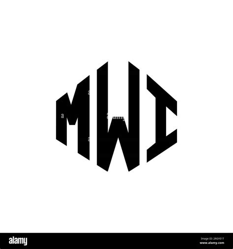 MWI letter logo design with polygon shape. MWI polygon and cube shape logo design. MWI hexagon ...