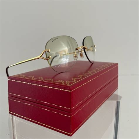 Cartier Accessories Cartier Glasses Gold Frame Poshmark