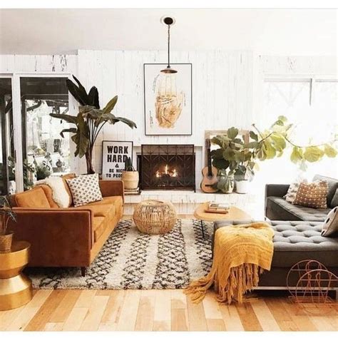 30 Gorgeous Bohemian Farmhouse Decorating Ideas For Your Living Room