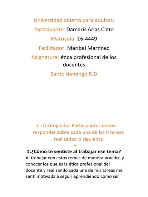 Trabajo Final Etica Profesional Pdf