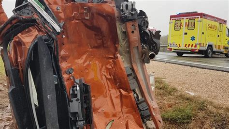 Sucesos Heridas cuatro personas en un accidente con tres vehículos