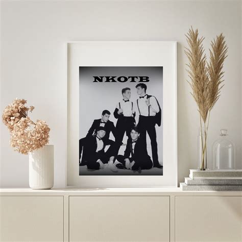 NKOTB Boy Band Group Poster-digital Product - Etsy