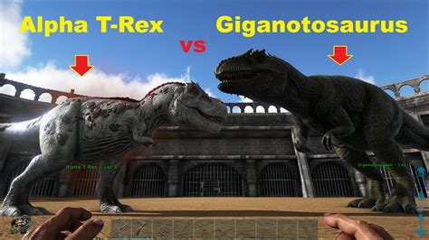 Ark Survival Evolved Giganotosaurus Vs Alpha T Rex Hot Sex Picture