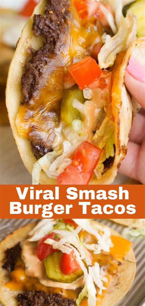 Big Mac Smash Burger Tacos Viral Recipe Wellness By Kay Recipe