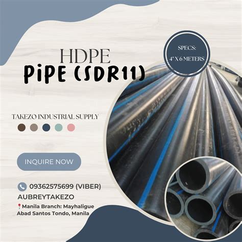 Hdpe Pipe Sdr Commercial Industrial Construction Tools