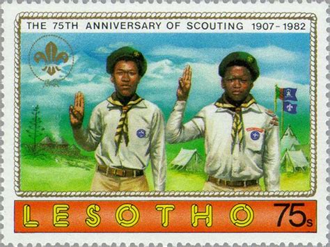 Scouts On Stamps Of The World Lesotho 1982