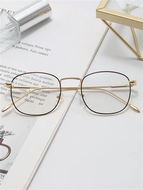 Metal Frame Anti Blue Light Eyeglasses Classy Glasses Glasses Trends