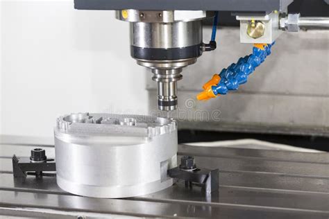 Cnc Machining Center Spindle Stock Image Image Of Cutting High