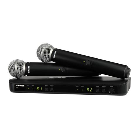 Blx Sm Wireless Dual Vocal System With Two Sm Shure India