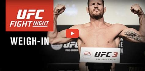 Ufc Shanghai Bisping Vs Gastelum Live Weigh In Friday At Am Et