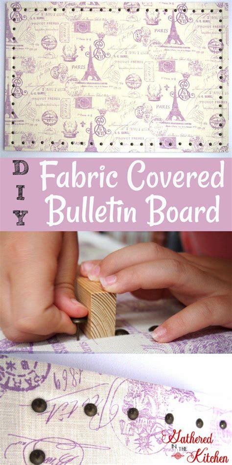 Diy Fabric Covered Bulletin Board Artofit