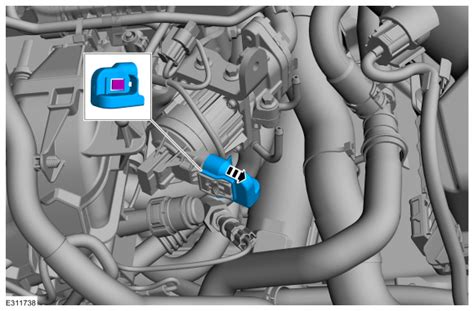 Lincoln Corsair Removal And Installation Exhaust Gas Recirculation Egr Valve Engine