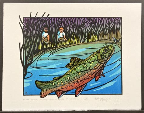 Brook Trout, Mayfly, and a Sense of Wonder - Betsy Bowen Studio