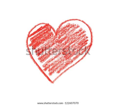 9,765 Crayon Drawing Heart Images, Stock Photos & Vectors | Shutterstock