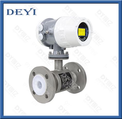 Deyi Professional Electromagnetic Flowmeter For Measuring Liquid Food