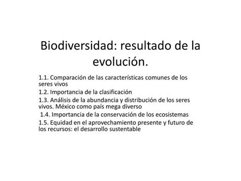 Ppt Biodiversidad Resultado De La Evoluci N Powerpoint Presentation