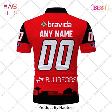 Personalized Shl Malmo Redhawks Home Jersey Style Polo Shirt