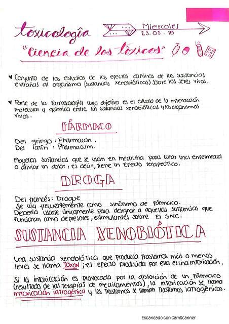 La Ciencia De Los T Xicos Forensic Notes Udocz