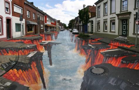 Edgar Mueller- 3D Sidewalk Art – drawing into space