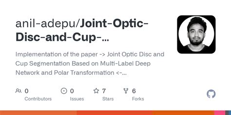 GitHub Anil Adepu Joint Optic Disc And Cup Segmentation Based On