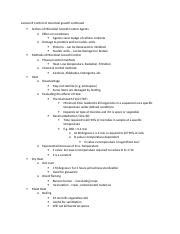 Lecture Control Of Microbial Growth Continued Docx Lecture