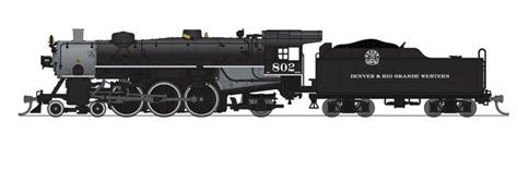 N Scale Broadway Limited 8004 Locomotive Steam 4 6 2 USR