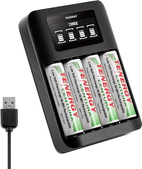 Amazon Tenergy Centura AA Rechargeable Batteries And Portable