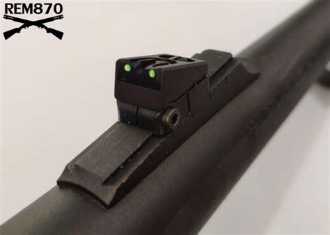 Remington 870 Front And Rear Rifle Sights Installation And Removal