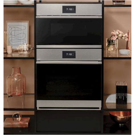 Café Modern Glass 30 Built In Single Electric Convection Wall Oven Platinum Glass Cts70dm2ns5