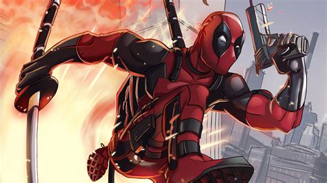 Download Comic Deadpool 4k Ultra Hd Wallpaper By Mariam Lamrani