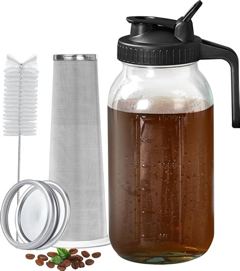 Amazon Gawerk Cold Brew Coffee Maker L Oz Iced Tea Fruit