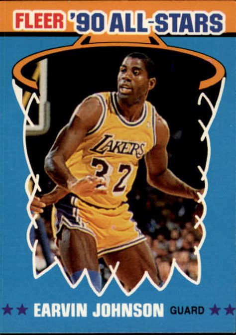 1990 91 Fleer All Stars 4 Magic Johnson NM MT DRTrading Card