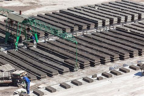 Building Bricks Blocks Production Editorial Photo Image Of Floor