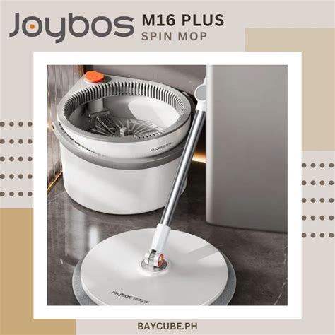 Joybos M Plus Self Wash Spin Mop And Bucket Set Shopee Philippines