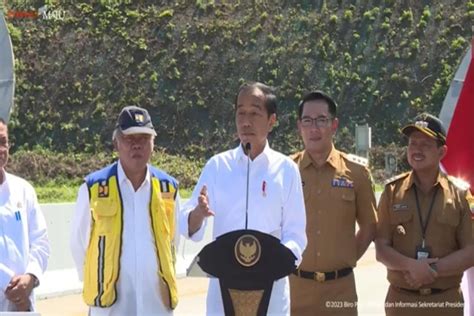 Jokowi Resmikan Tol Cisumdawu Sambungkan Bandung Dan Kertajati