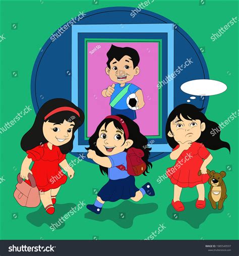 Vector Cartoon Childrens Character Various Expressions Stock Vector (Royalty Free) 1985549597 ...