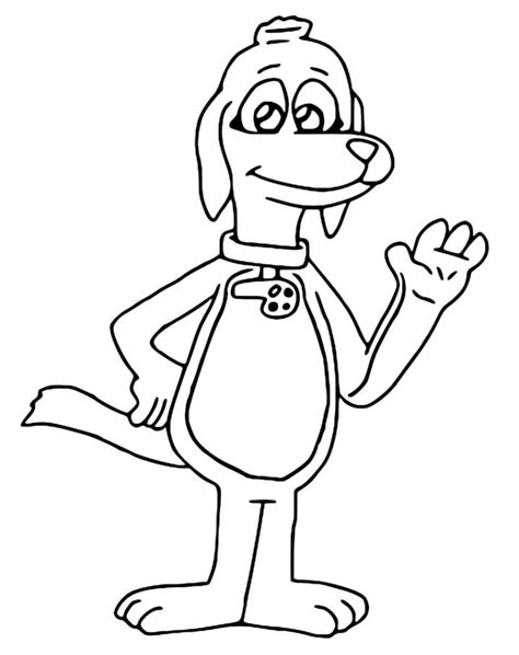 Tag Barker in Go Dog Go Coloring Page - Free Printable Coloring Pages ...