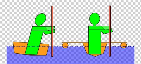 Background Green Kayak Cartoon Canoe Whitewater Kayaking Paddle