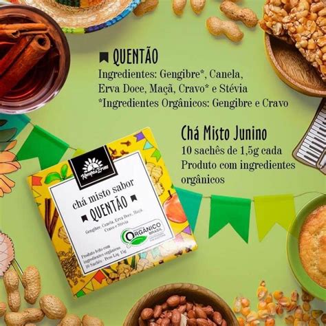 Quentão Sem Álcool Gengibre - Comprar Quentão Orgânico 10 sachês sem álcool Gengibre Canela Maçã ...