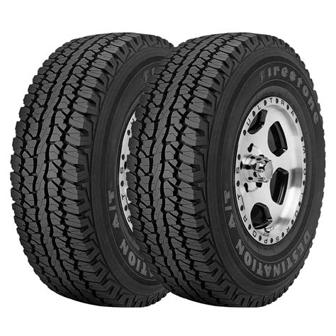 Combo 2 Pneus 215 80 R16 Firestone Destination A T 107S