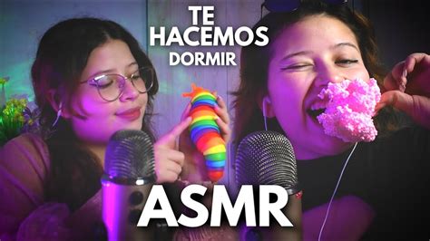 Asmr GEMELAS Te HACEN DORMIR Sonidos Cosquillosos Y MOUTH