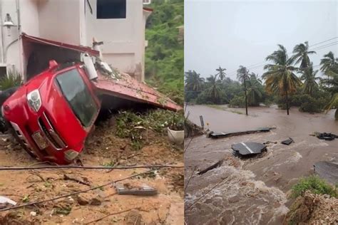 Huracán John deja grandes estragos en Acapulco y hace recordar Otis